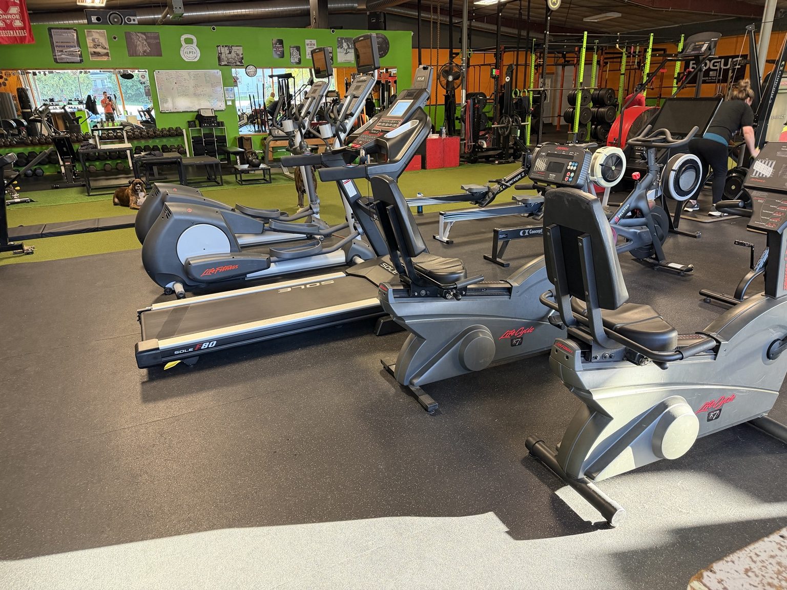 Cardio equipment at LPT